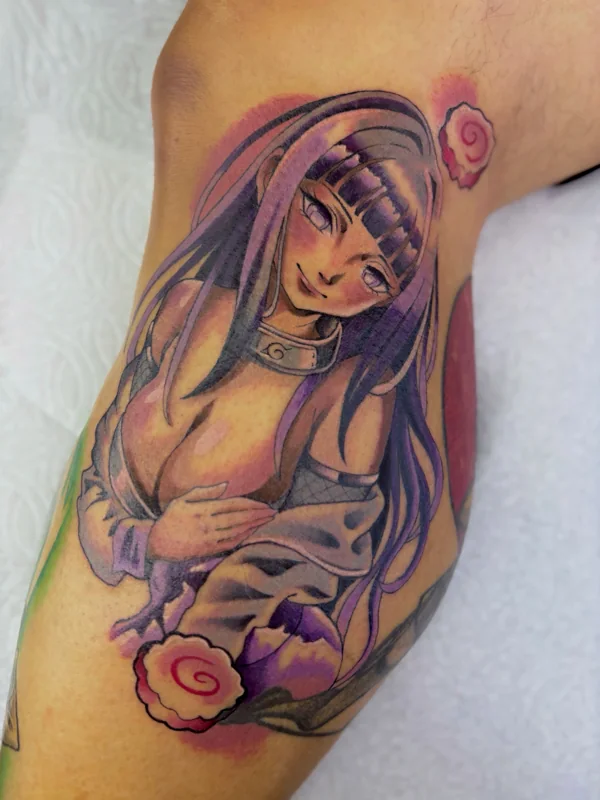 Hinata · Naruto tattoo by Valerie Mourningstar